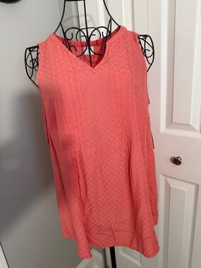 croft & barrow Coral Sleeveless V-Neck Camisole